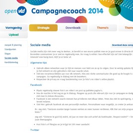 Open VLD campagnecoach 2014