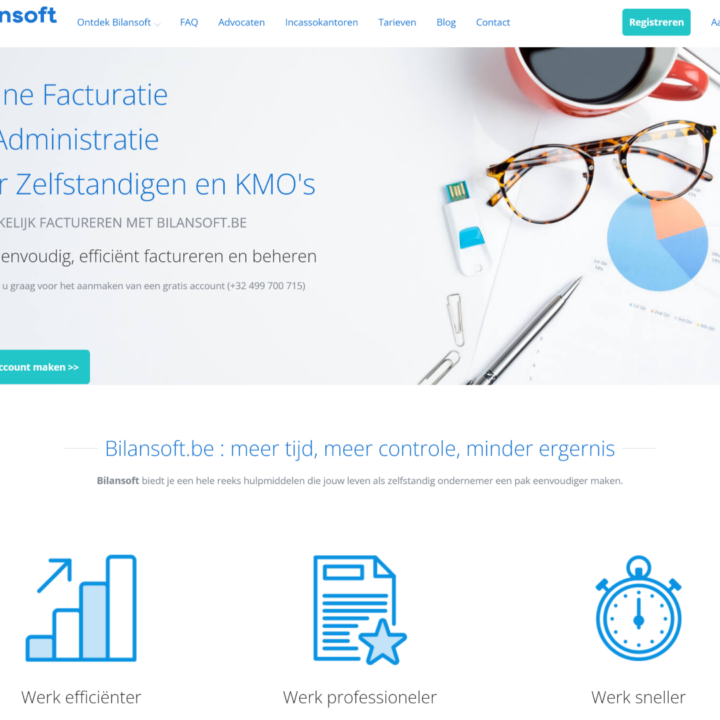 Website van Bilansoft