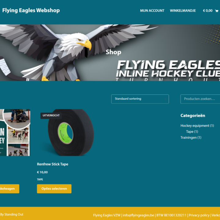 Webshop van Flying Eagles